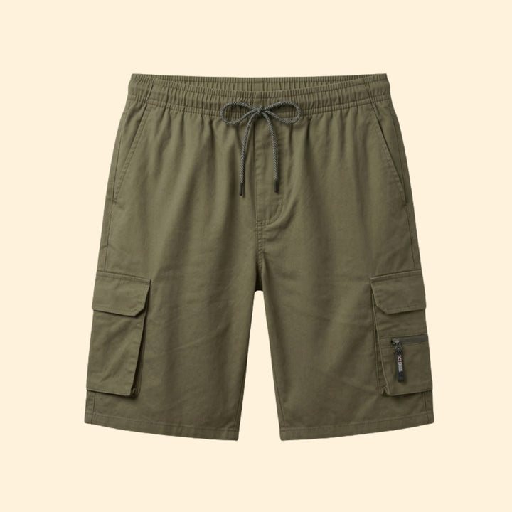 Men's Zippered Cargo Shorts