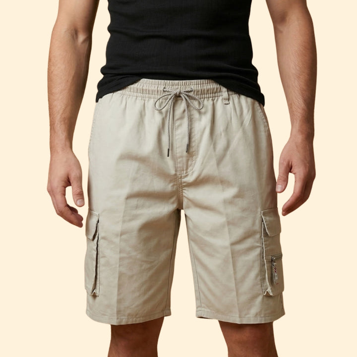 Men's Zippered Cargo Shorts