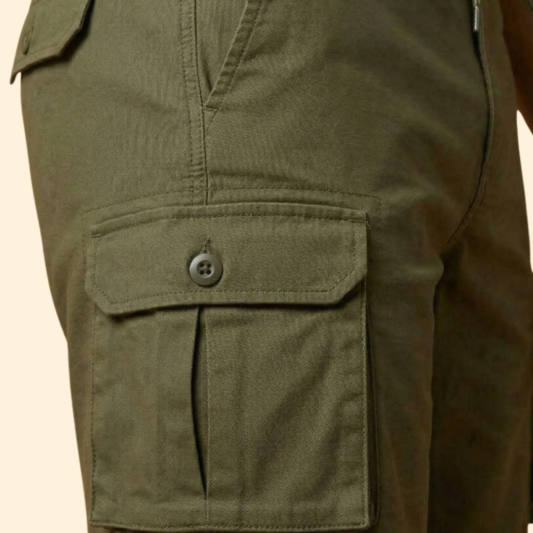 Men's Zippered Cargo Shorts