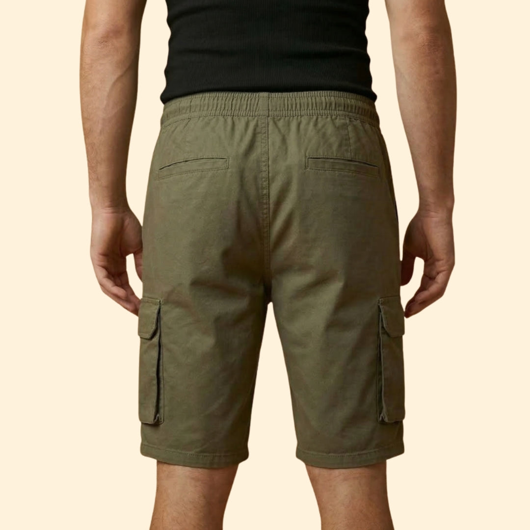 Men's Zippered Cargo Shorts