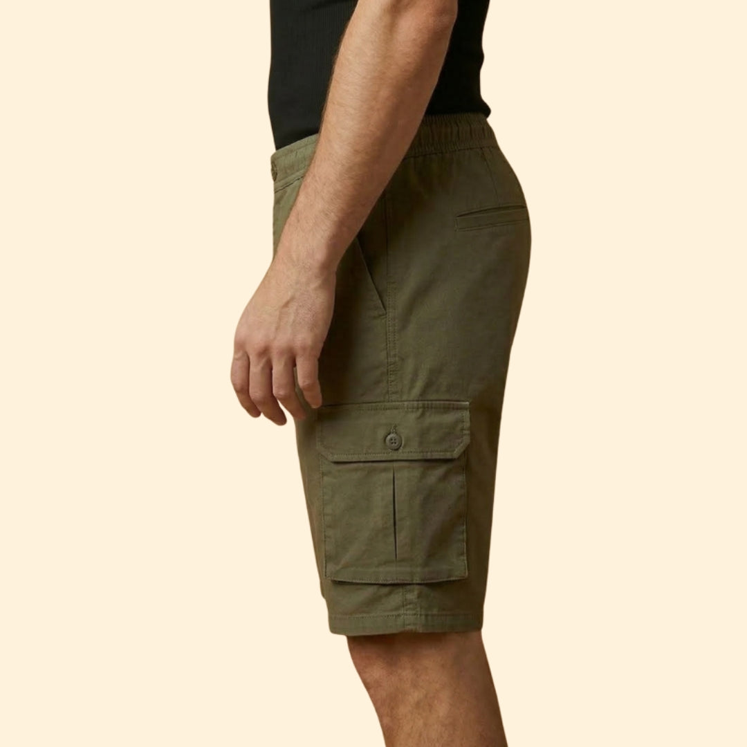 Men's Zippered Cargo Shorts