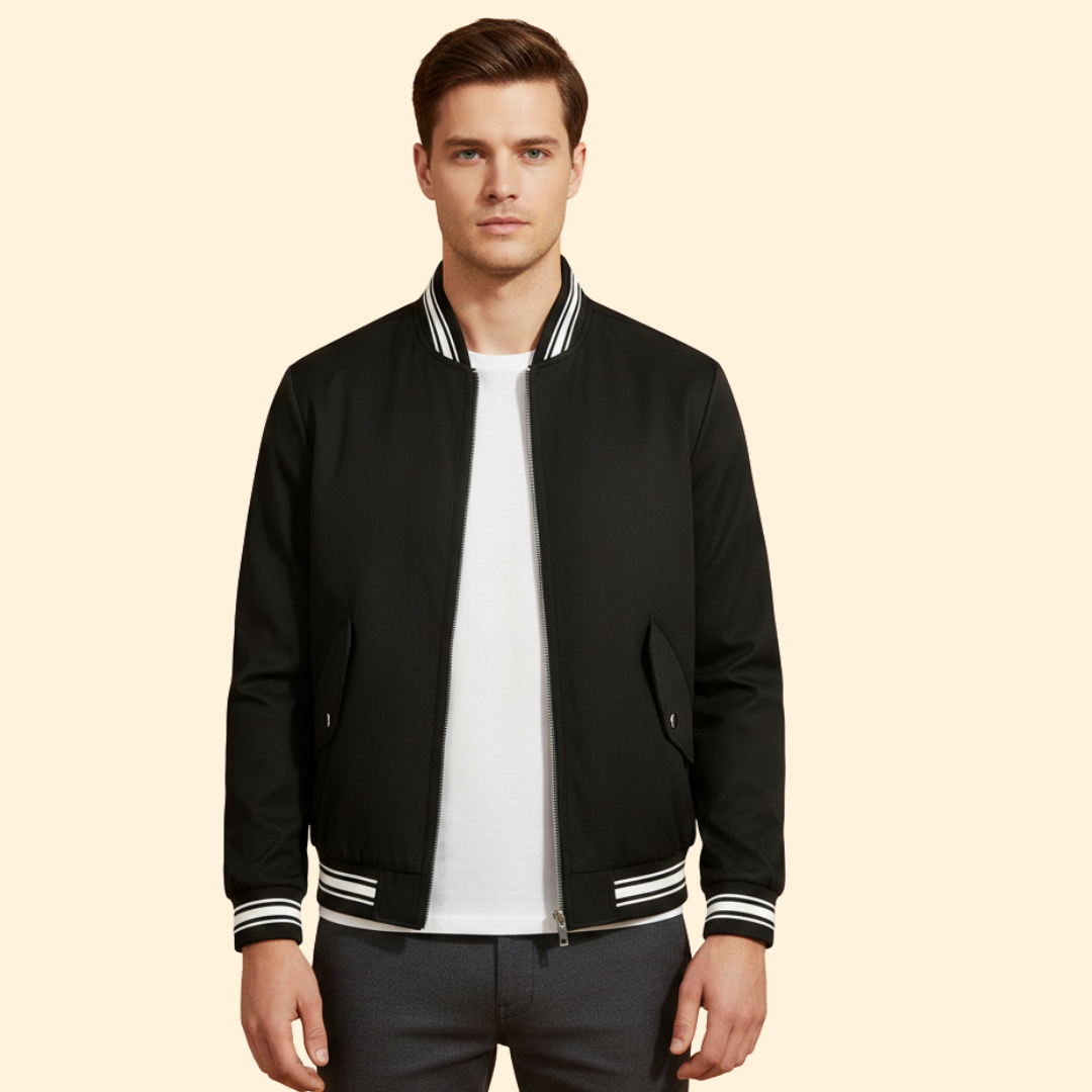Men's Elasticated Bomber Jacket
