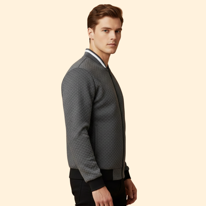Men’s Jacquard Bomber Jacket