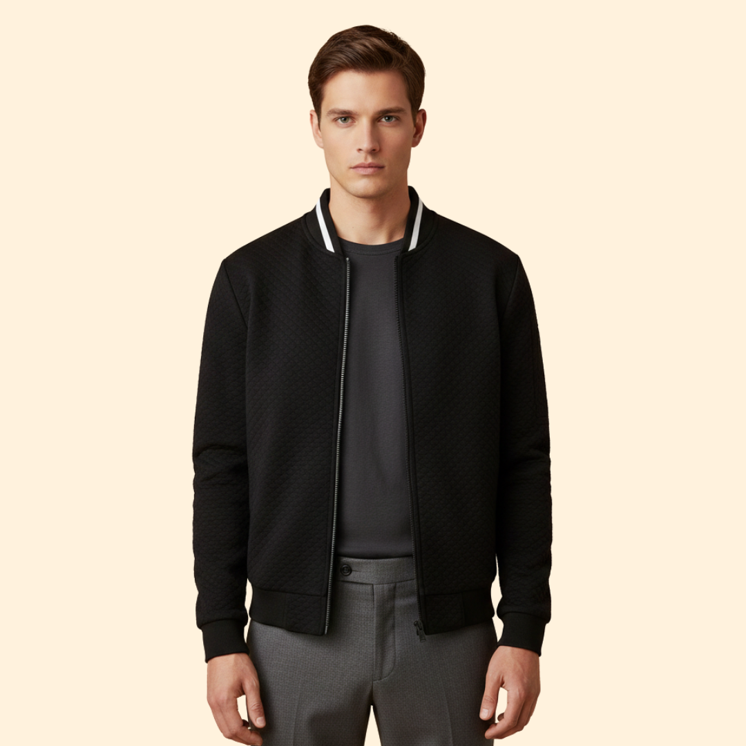 Men’s Jacquard Bomber Jacket