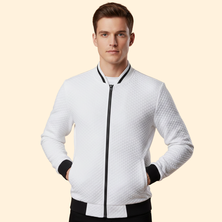 Men’s Jacquard Bomber Jacket