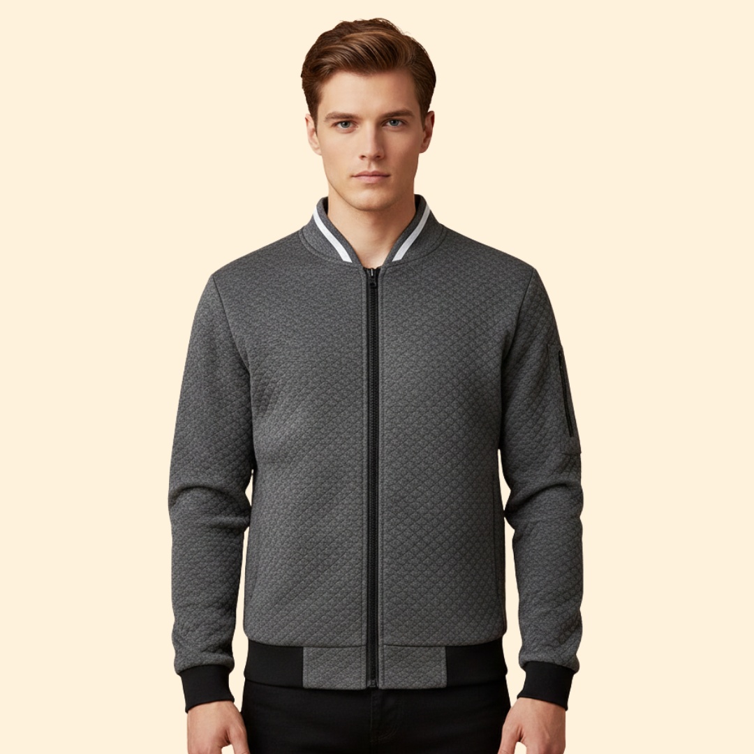 Men’s Jacquard Bomber Jacket