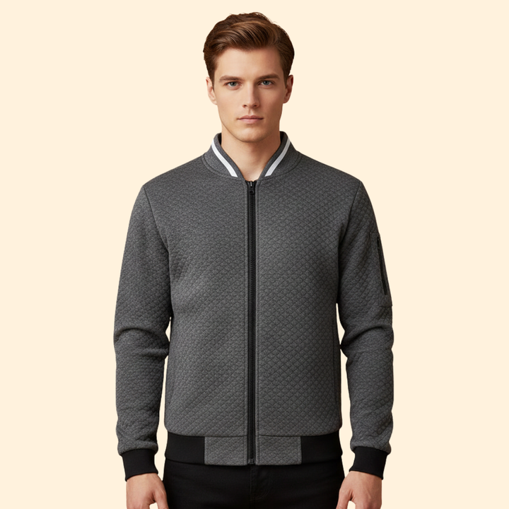 Men’s Jacquard Bomber Jacket