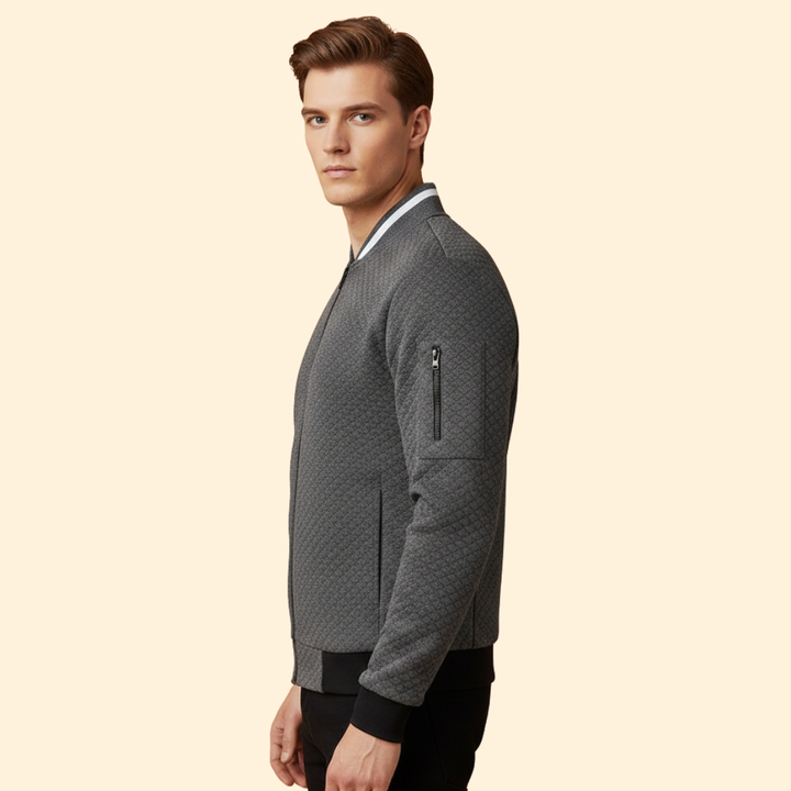 Men’s Jacquard Bomber Jacket