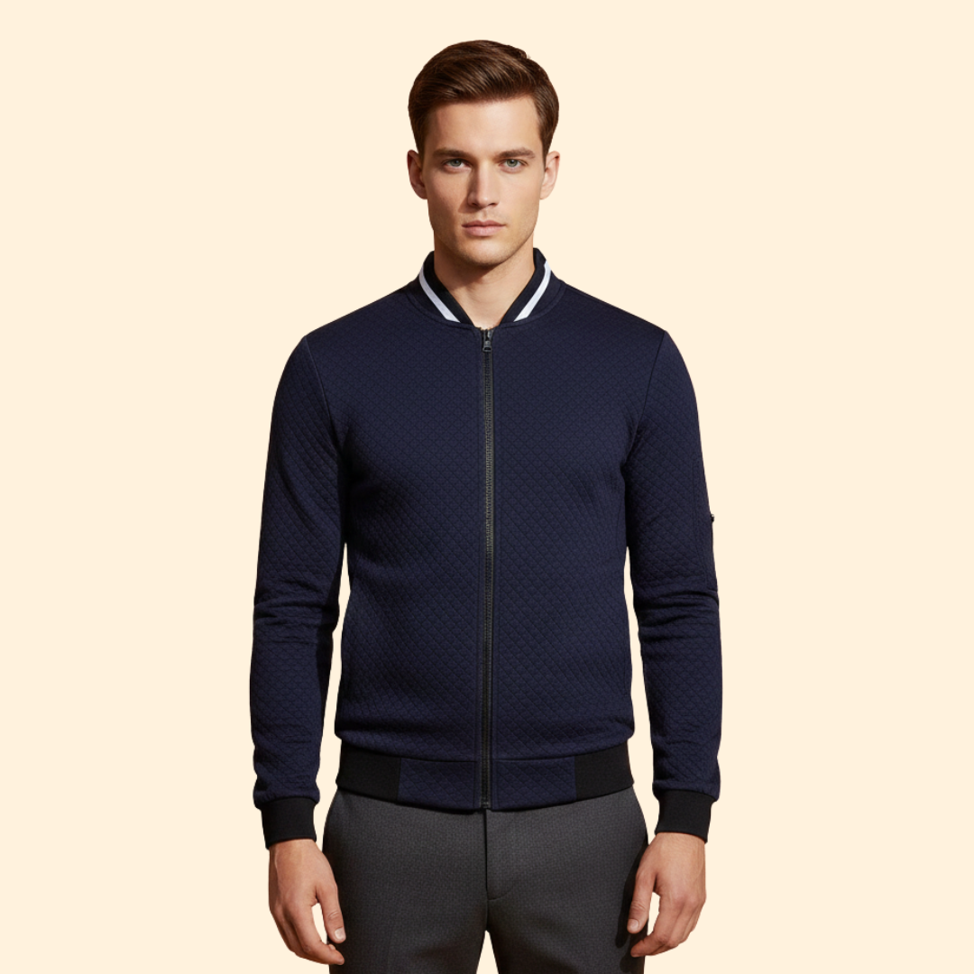 Men’s Jacquard Bomber Jacket