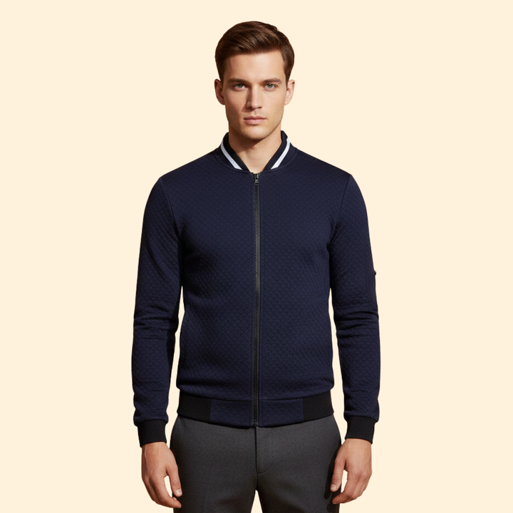 Men’s Jacquard Bomber Jacket