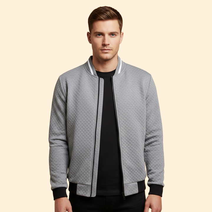 Men’s Jacquard Bomber Jacket
