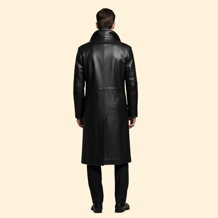Men’s Long Double-Breasted Coat