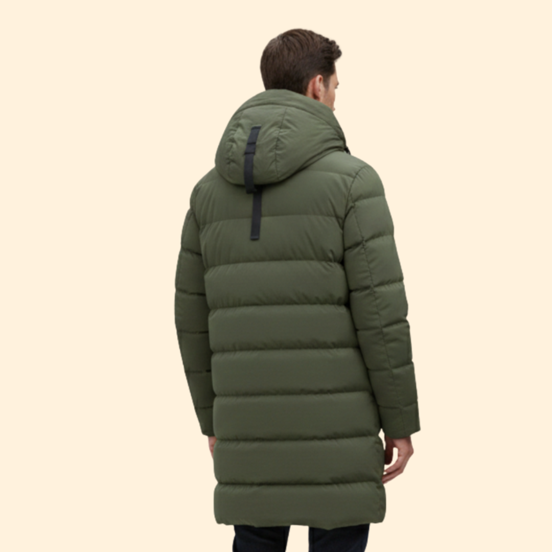 Men’s Long Quilted Coat