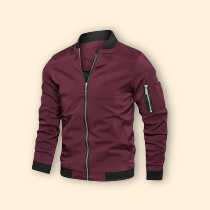 Men’s Metallic Bomber Jacket