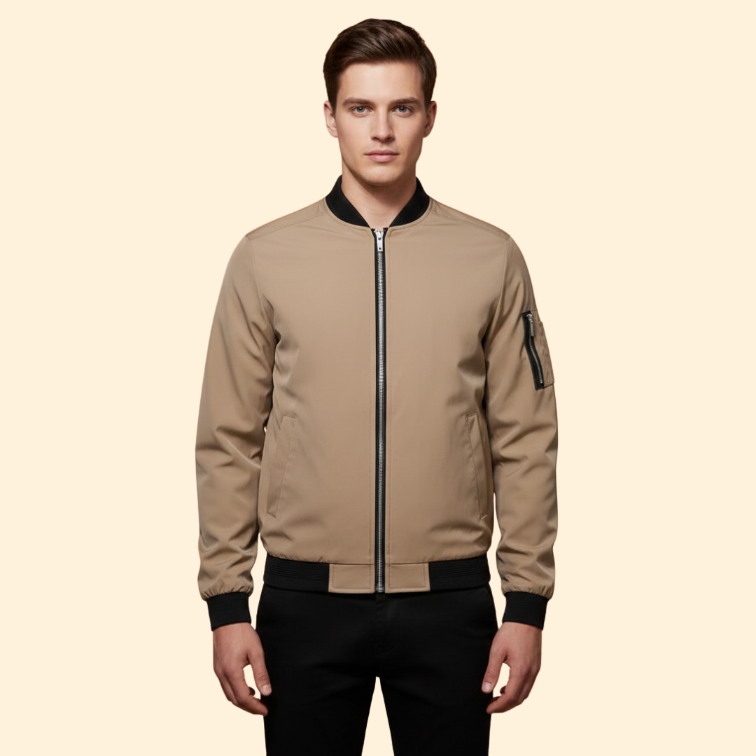 Men’s Metallic Bomber Jacket