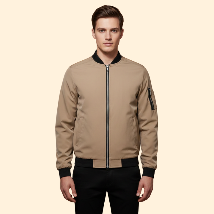 Men’s Metallic Bomber Jacket