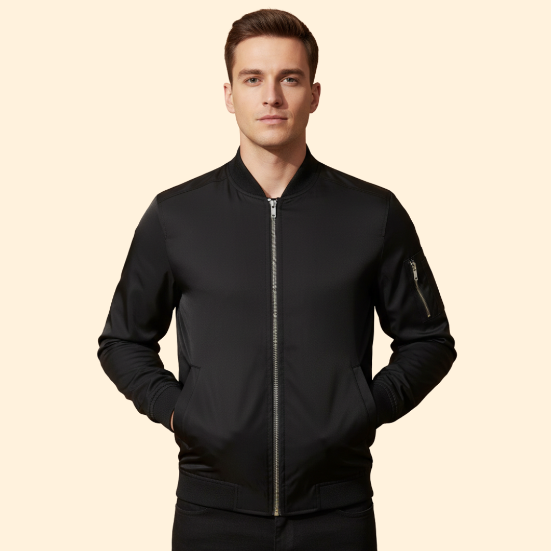 Men’s Metallic Bomber Jacket