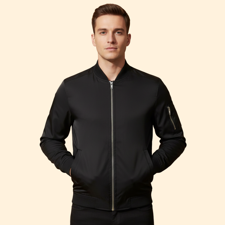Men’s Metallic Bomber Jacket