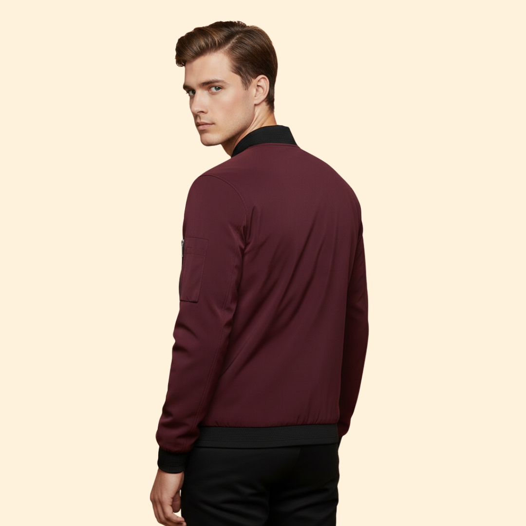 Men’s Metallic Bomber Jacket