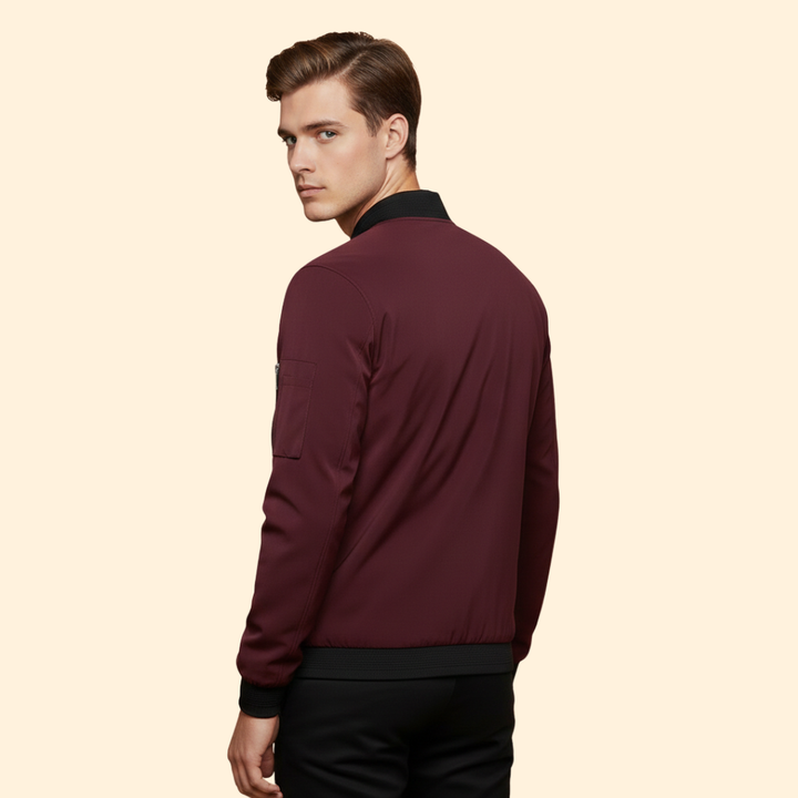 Men’s Metallic Bomber Jacket