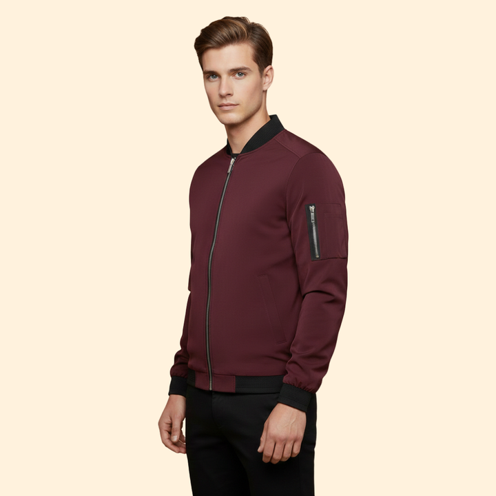 Men’s Metallic Bomber Jacket