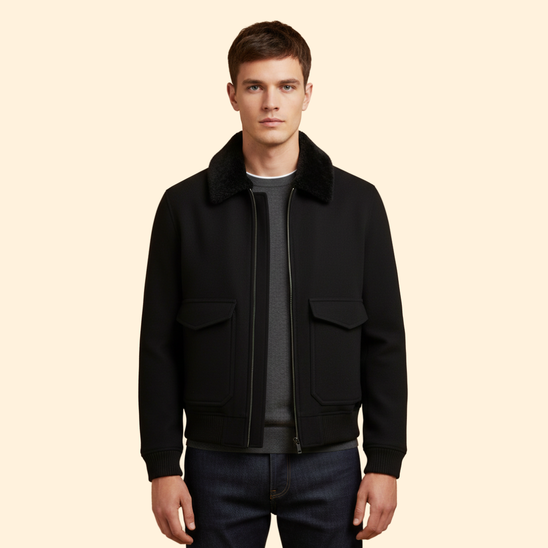 Men’s Minimal Bomber Jacket