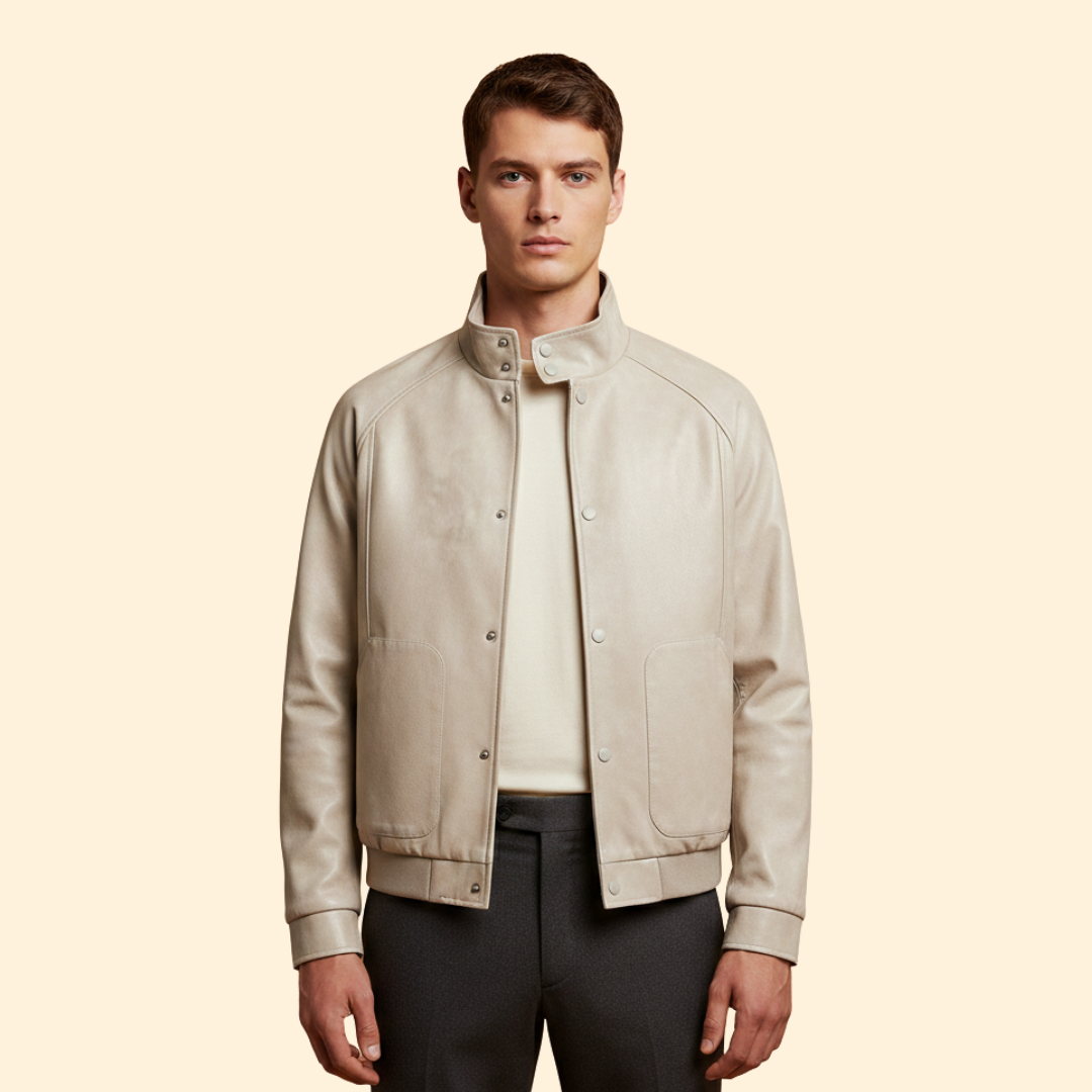 Men's Minimalist Bomber Jacket