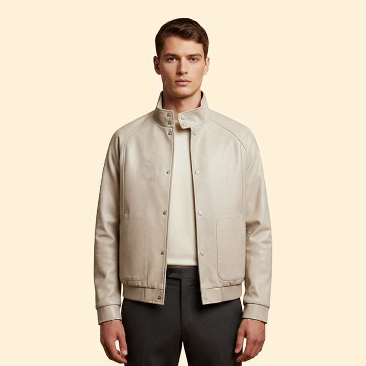 Men's Minimalist Bomber Jacket