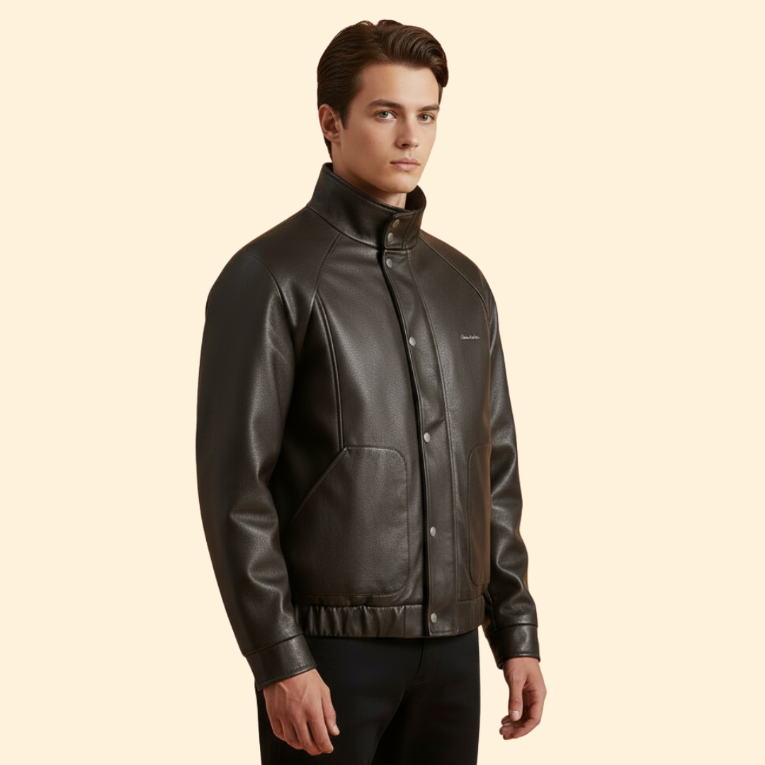 Men's Minimalist Bomber Jacket