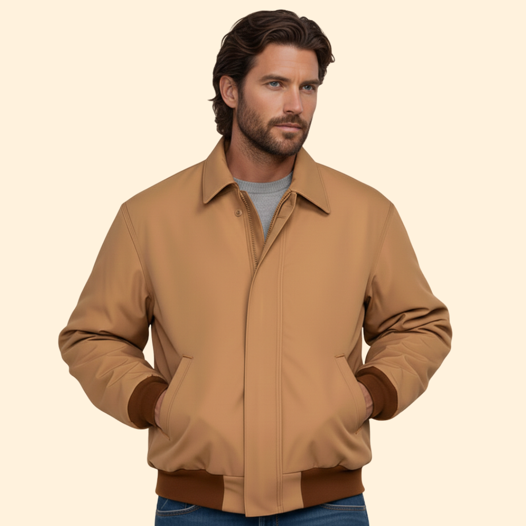 Men’s Modern Bomber Jacket