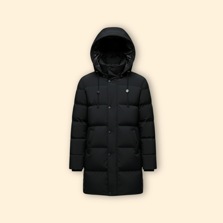 Men's Puffer Jacket with Hood