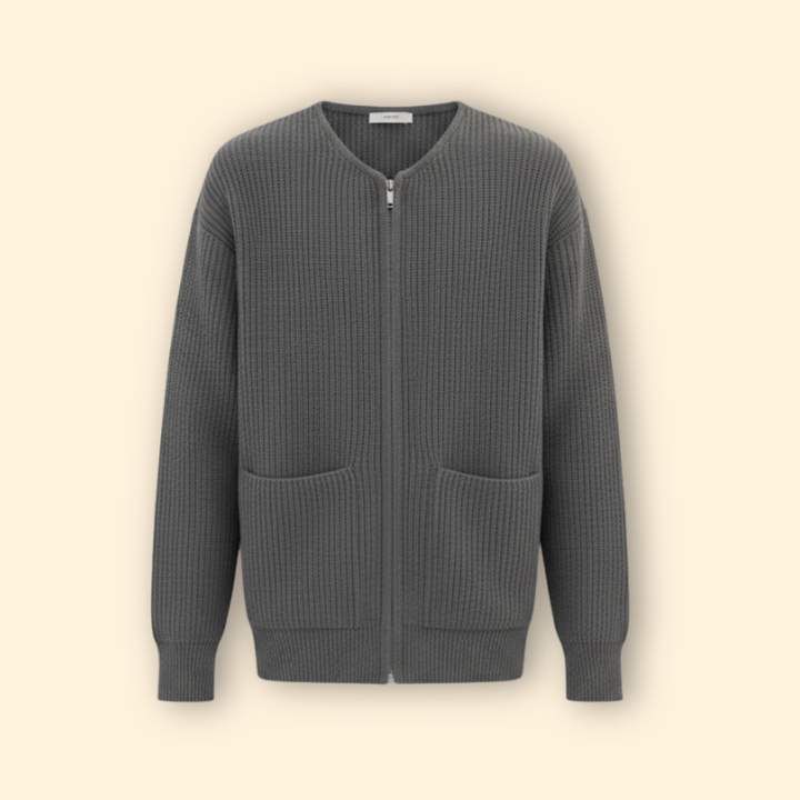 Men’s Ribbed Cotton Bomber Jacket