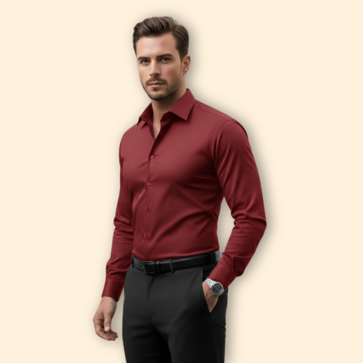 Tommy Men's Clean Cut Formal Shirt