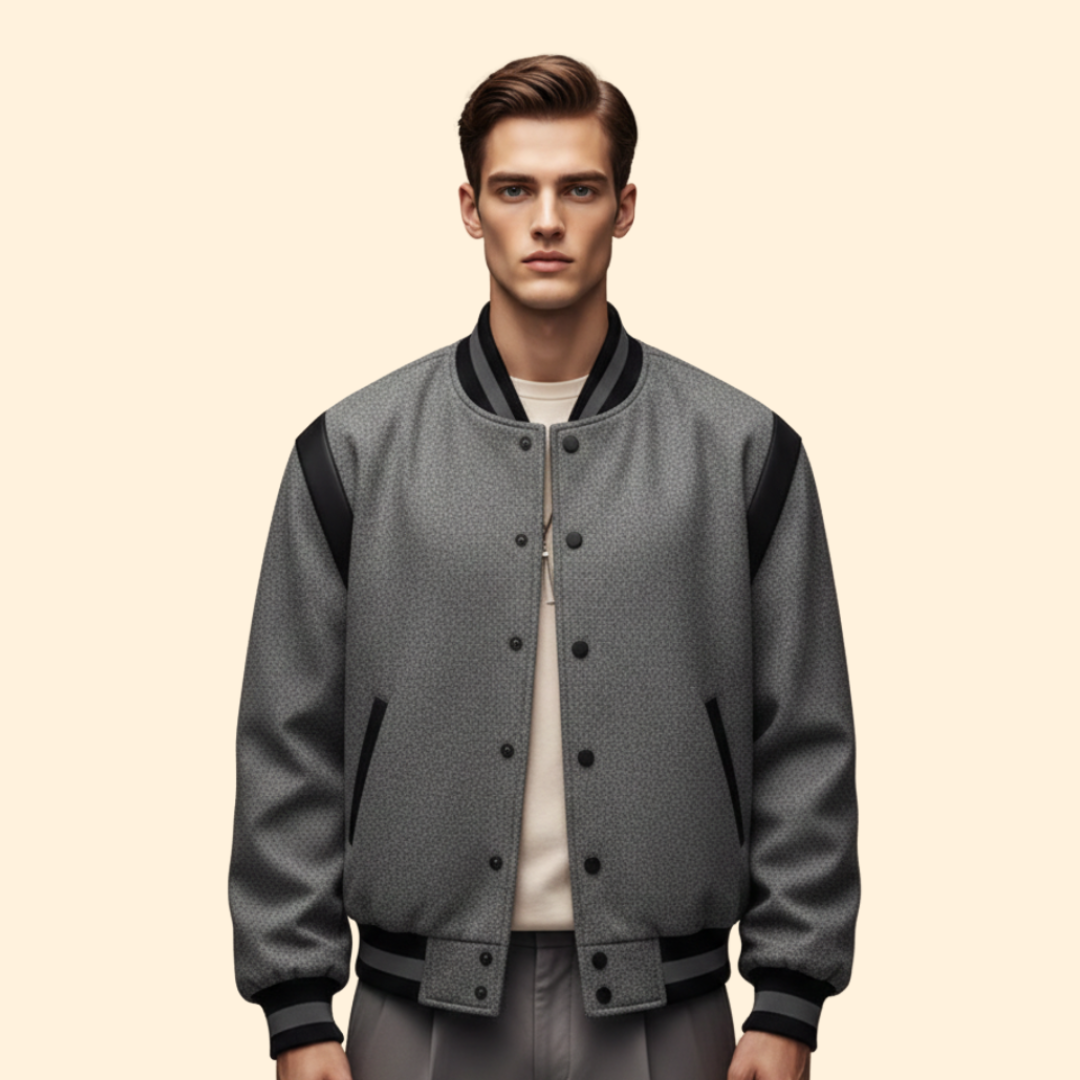 Men's Sporty Bomber Jacket