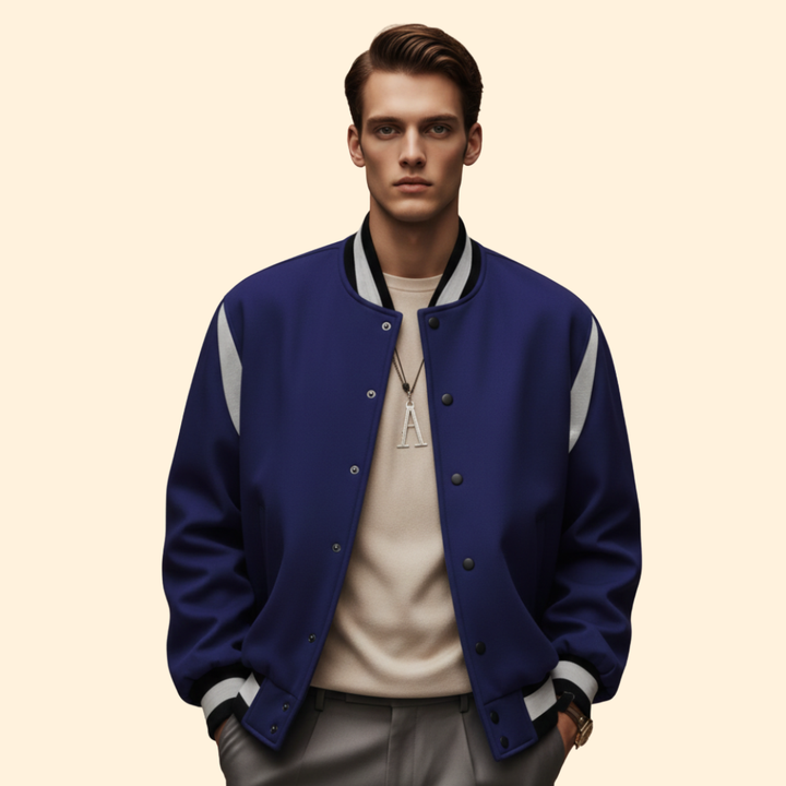 Men's Sporty Bomber Jacket