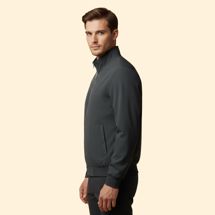 Men’s Stand Collar Bomber Jacket