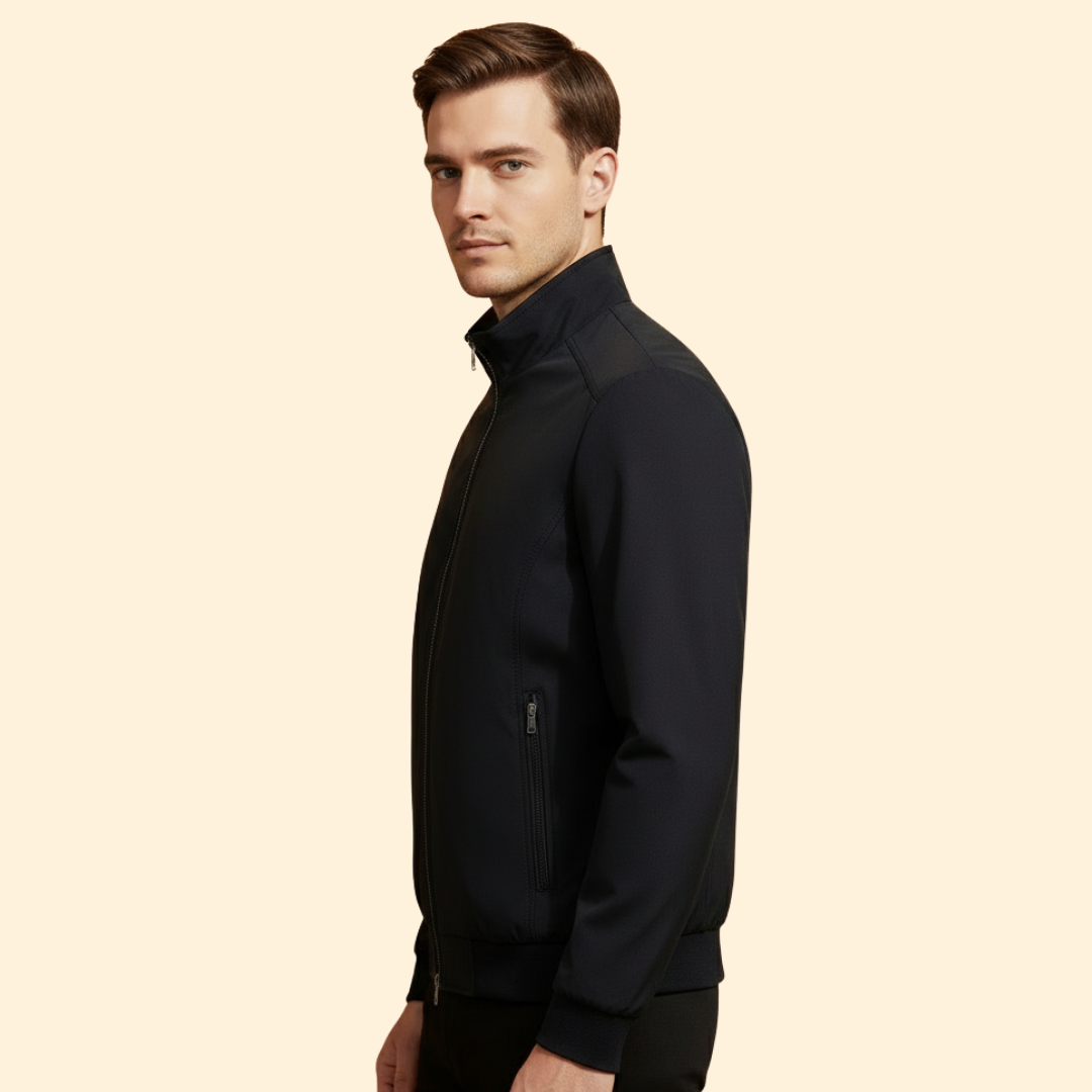 Men’s Stand Collar Bomber Jacket