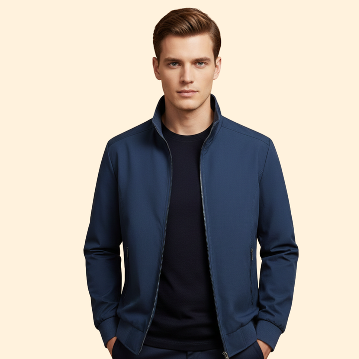 Men’s Stand Collar Bomber Jacket
