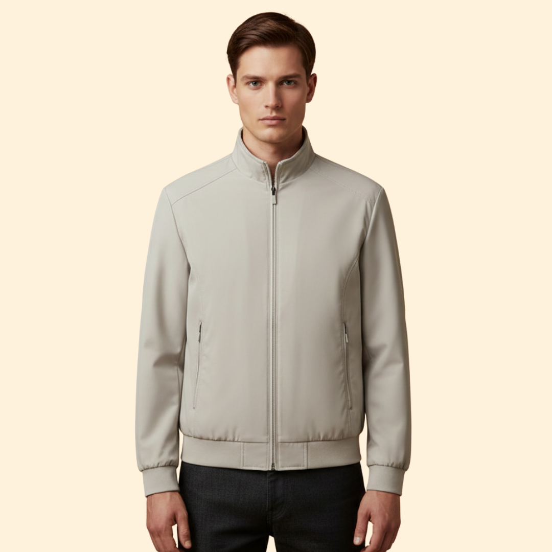 Men’s Stand Collar Bomber Jacket