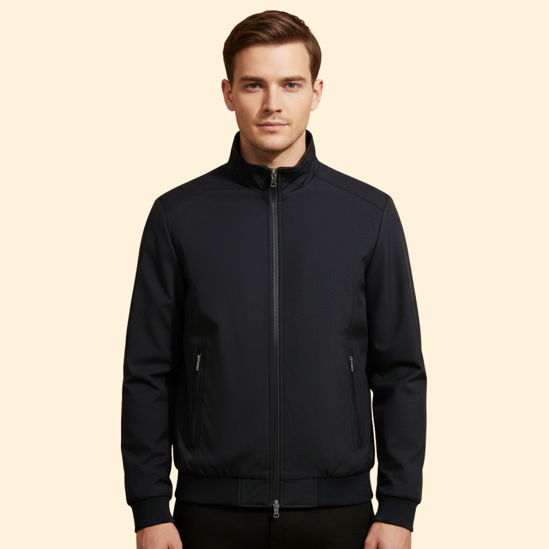 Men’s Stand Collar Bomber Jacket