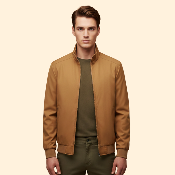 Men’s Stand Collar Bomber Jacket