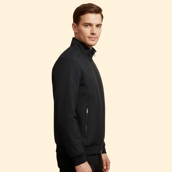 Men’s Stand Collar Bomber Jacket