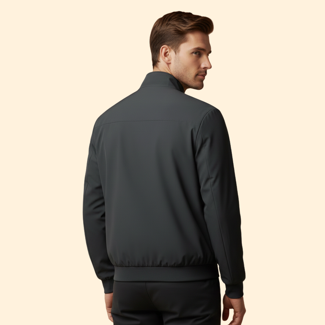 Men’s Stand Collar Bomber Jacket