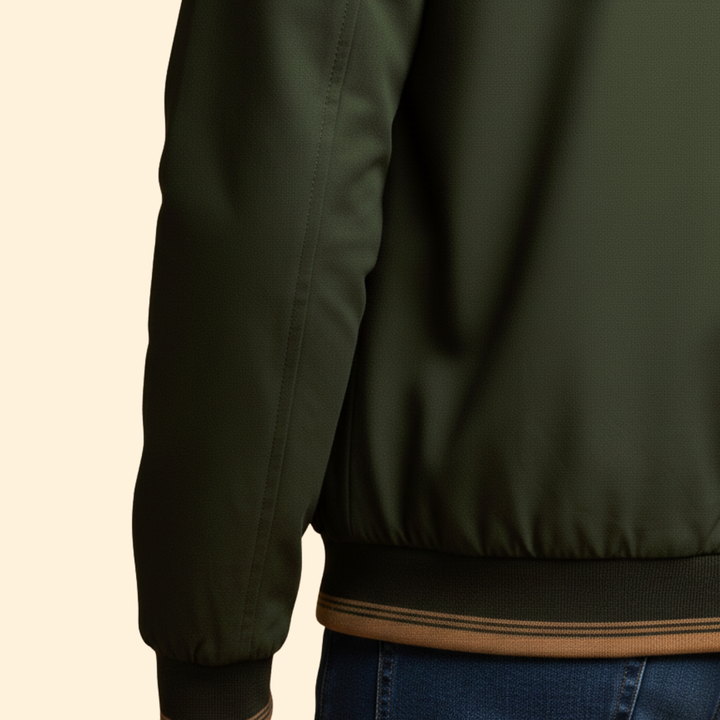 Men’s Stand Collar Bomber Jacket