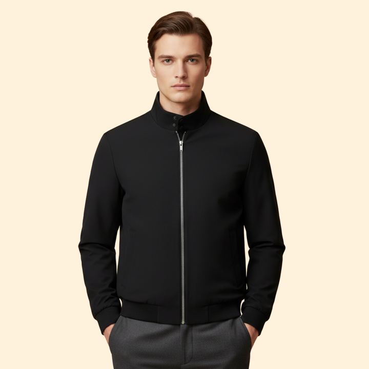 Men’s Stand Collar Bomber Jacket