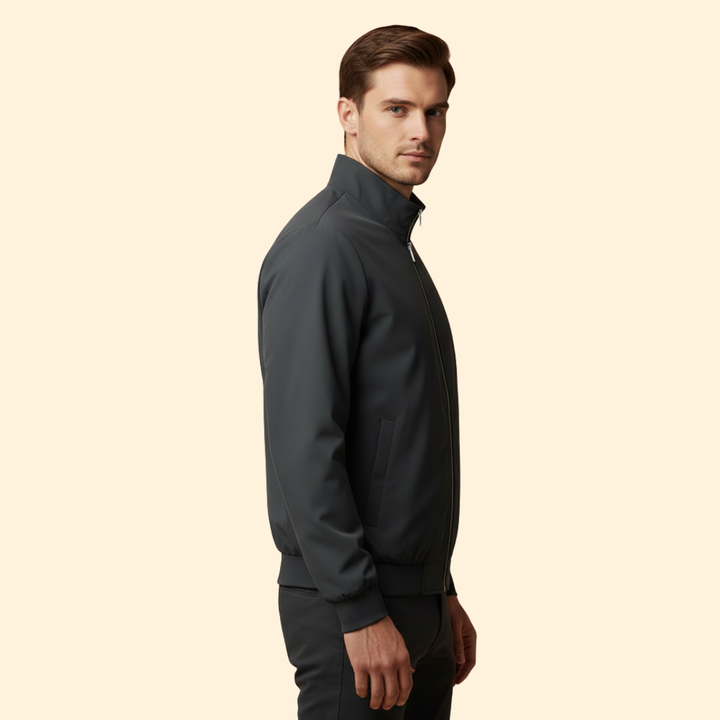 Men’s Stand Collar Bomber Jacket