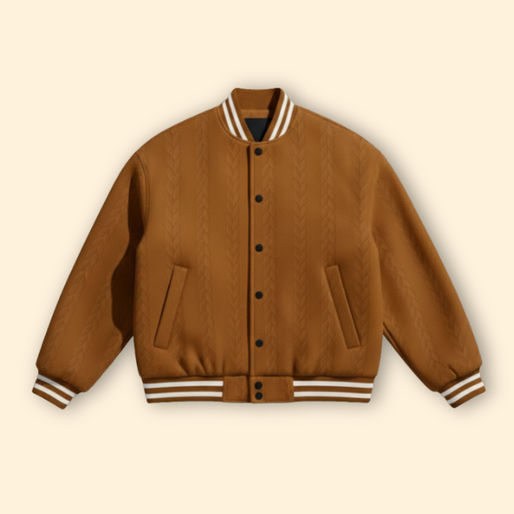 Men’s Structured Bomber Jacket