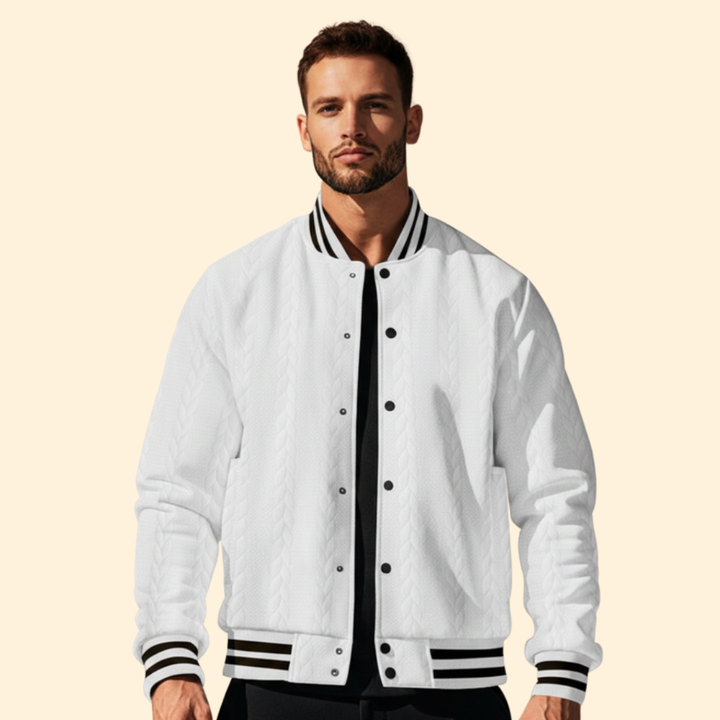 Men’s Structured Bomber Jacket