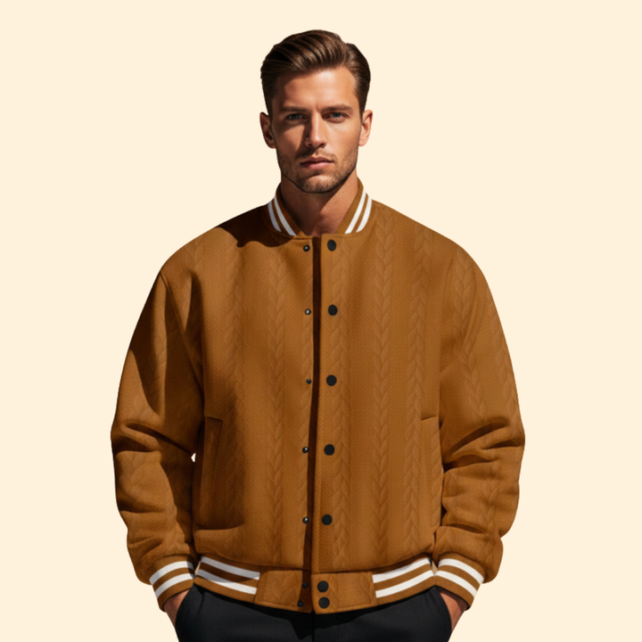Men’s Structured Bomber Jacket