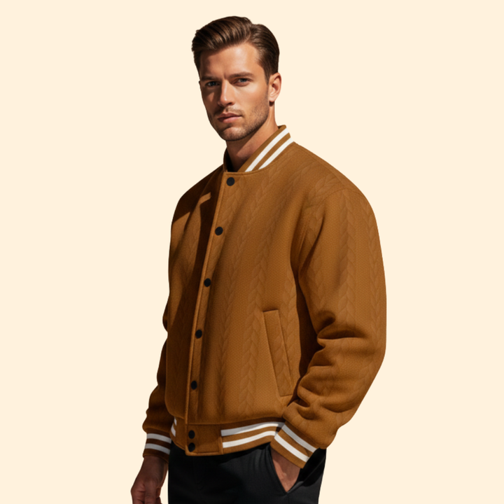 Men’s Structured Bomber Jacket